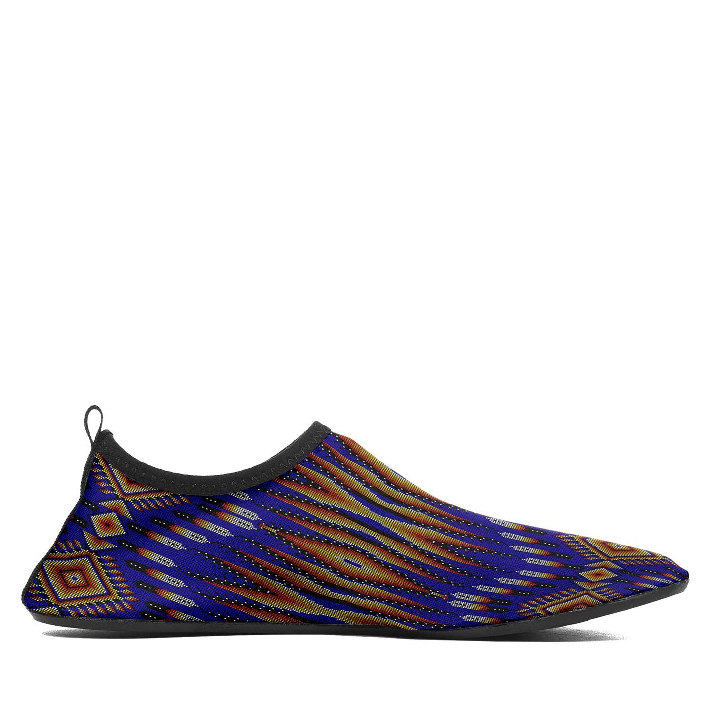 Fire Feather Blue Kid's Sockamoccs