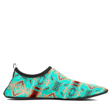 Load image into Gallery viewer, Gathering Earth Turquoise Kid&#39;s Sockamoccs Slip On Shoes
