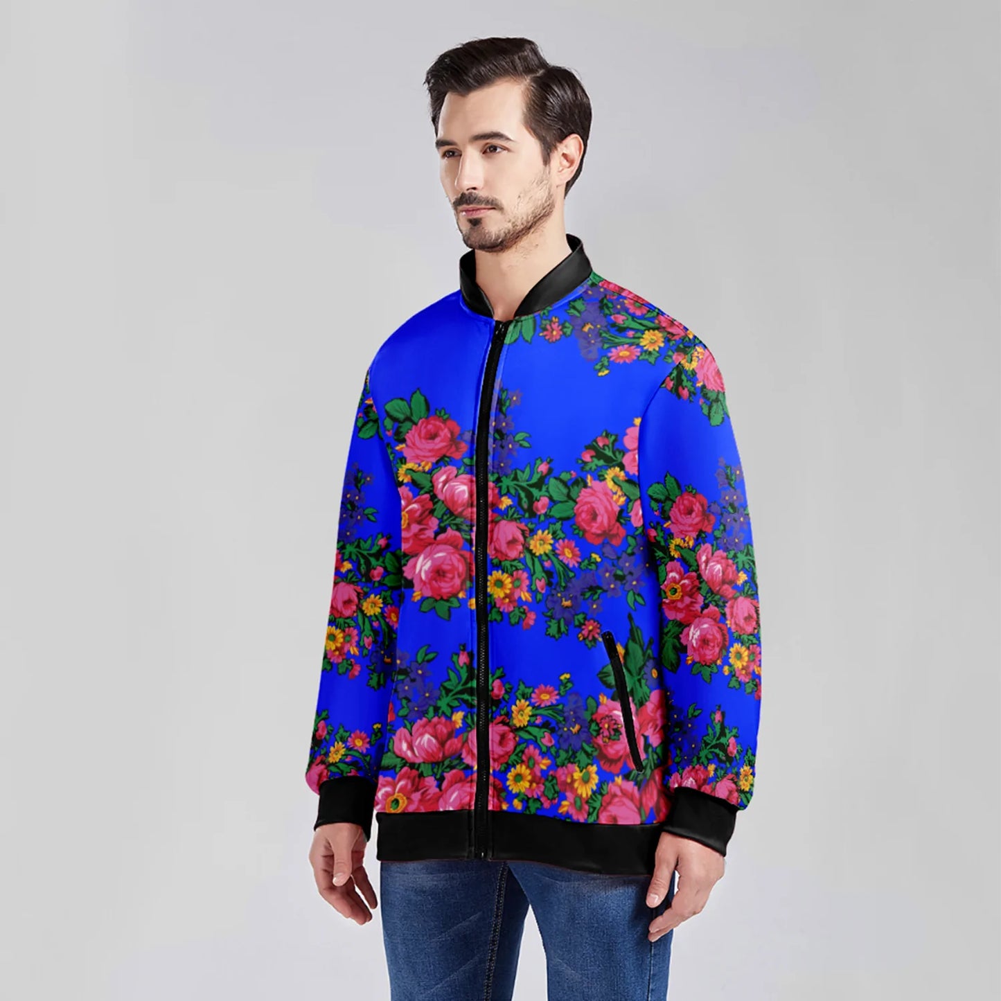 Kokum's Revenge Royal Zippered Collared Lightweight Jacket