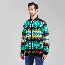 Load image into Gallery viewer, Writing on Stone Wheel Youth Zippered Collared Lightweight Jacket
