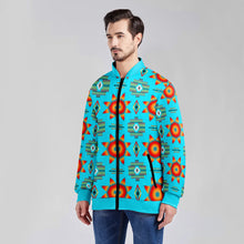 Load image into Gallery viewer, Rising Star Harvest Moon Zippered Collared Lightweight Jacket
