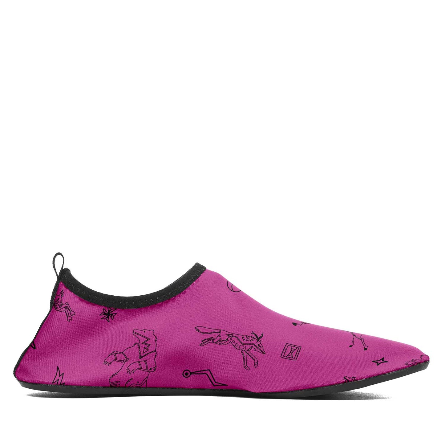 Ledger Dabbles Magenta Kid's Sockamoccs Slip On Shoes