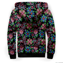 Load image into Gallery viewer, Midnight Garden Sherpa Hoodie
