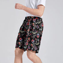 Load image into Gallery viewer, Floral Danseur Athletic Shorts with Pockets
