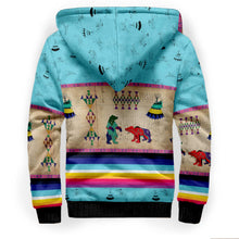 Load image into Gallery viewer, Bear Ledger Sky Sherpa Hoodie
