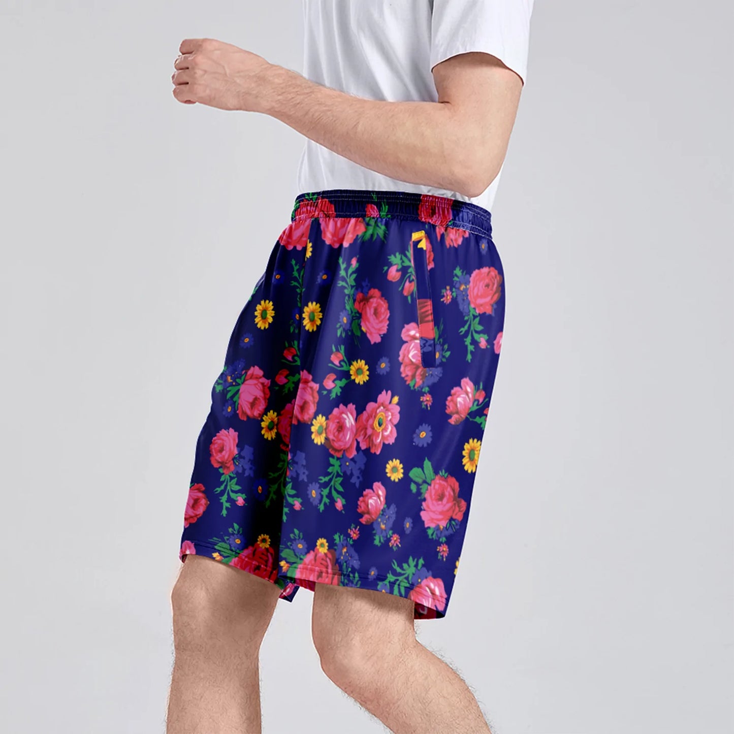 Kokum Ceremony Royal Athletic Shorts with Pockets