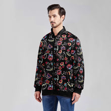 Load image into Gallery viewer, Floral Danseur Youth Zippered Collared Lightweight Jacket
