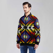 Load image into Gallery viewer, Sunset Blanket Zippered Collared Lightweight Jacket
