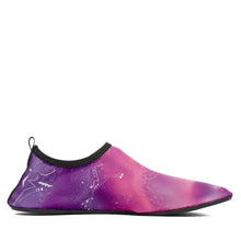 Load image into Gallery viewer, Animal Ancestors 7 Aurora Gases Pink and Purple Kid&#39;s Sockamoccs Slip On Shoes
