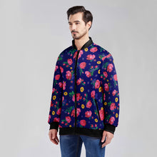 Load image into Gallery viewer, Kokum Ceremony Royal Youth Zippered Collared Lightweight Jacket
