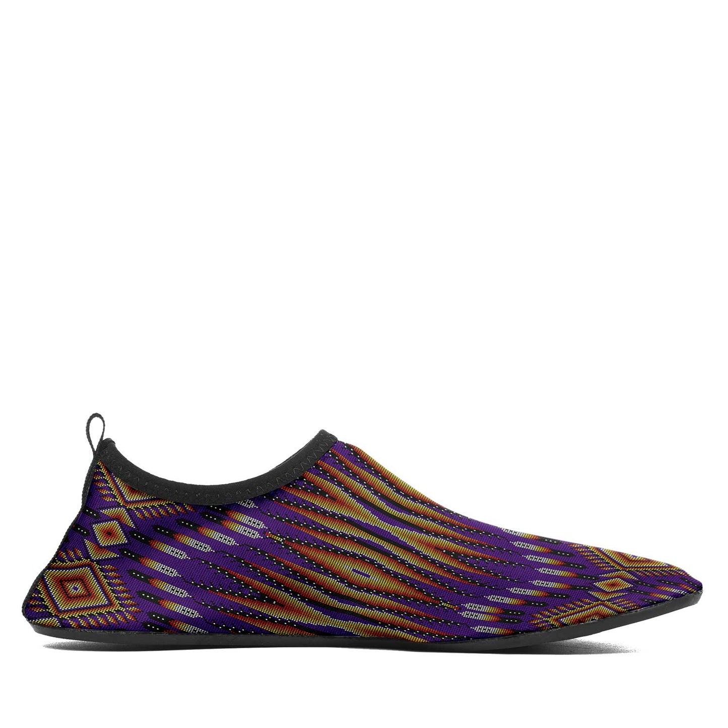 Fire Feather Purple Kid's Sockamoccs