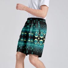 Load image into Gallery viewer, Inspire Green Athletic Shorts with Pockets
