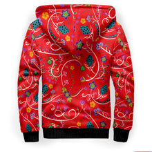 Load image into Gallery viewer, Fresh Fleur Fire Sherpa Hoodie
