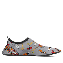 Load image into Gallery viewer, TRD - feather grey Kid&#39;s Sockamoccs Slip On Shoes
