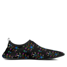 Load image into Gallery viewer, Dakota Damask Black Kid&#39;s Sockamoccs Slip On Shoes
