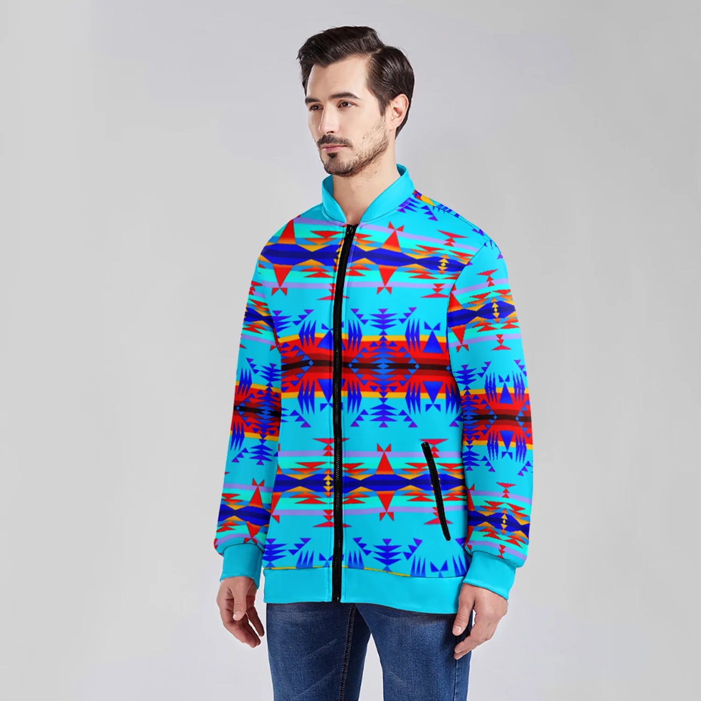 Between the Mountains Blue Youth Lightweight Jacket