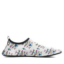 Load image into Gallery viewer, Dakota Damask White Kid&#39;s Sockamoccs Slip On Shoes
