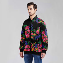 Load image into Gallery viewer, Kokum&#39;s Revenge Black Zippered Collared Lightweight Jacket
