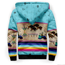 Load image into Gallery viewer, Buffalos Running Sky Sherpa Hoodie
