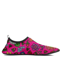 Load image into Gallery viewer, Berry Pop Blush Kid&#39;s Sockamoccs Slip On Shoes
