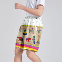 Load image into Gallery viewer, Bear Ledger White Clay Athletic Shorts with Pockets
