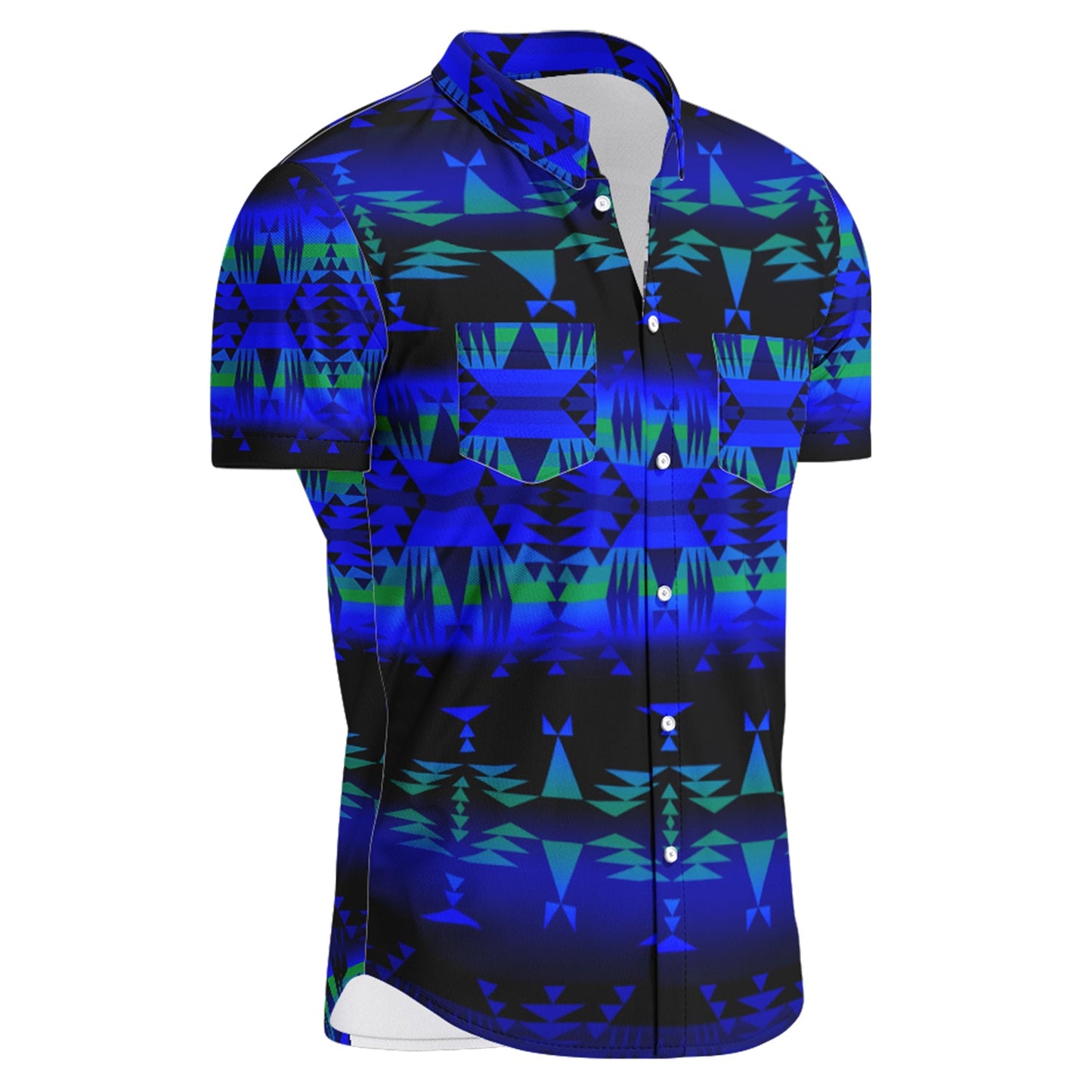 Between the Blue Ridge Mountains Short Sleeve Button Up