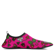 Load image into Gallery viewer, Strawberry Dreams Blush Kid&#39;s Sockamoccs Slip On Shoes
