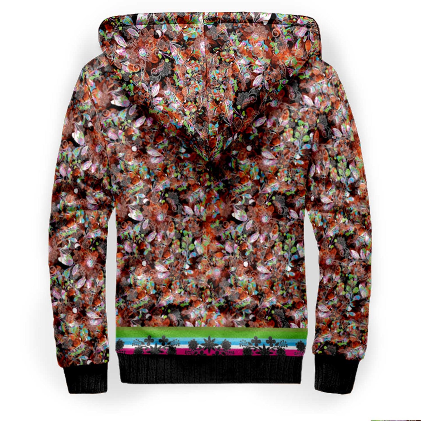 Culture in Nature Orange Sherpa Hoodie