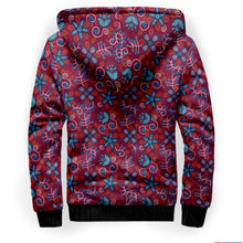 Load image into Gallery viewer, Cardinal Garden Sherpa Hoodie
