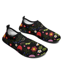 Load image into Gallery viewer, Nipin Blossom Midnight Kid&#39;s Sockamoccs Slip On Shoes
