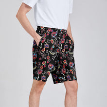 Load image into Gallery viewer, Floral Danseur Athletic Shorts with Pockets
