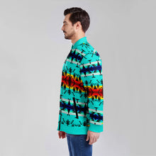 Load image into Gallery viewer, Between the Mountains Zippered Collared Lightweight Jacket
