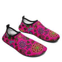 Load image into Gallery viewer, Berry Pop Blush Kid&#39;s Sockamoccs Slip On Shoes
