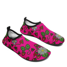 Load image into Gallery viewer, Strawberry Dreams Blush Kid&#39;s Sockamoccs Slip On Shoes
