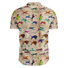 Load image into Gallery viewer, The Hunt Hawaiian-Style Button Up Shirt
