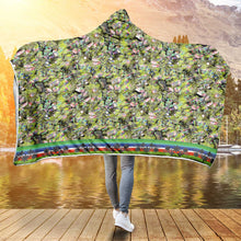 Load image into Gallery viewer, Culture in Nature Green Hooded Blanket
