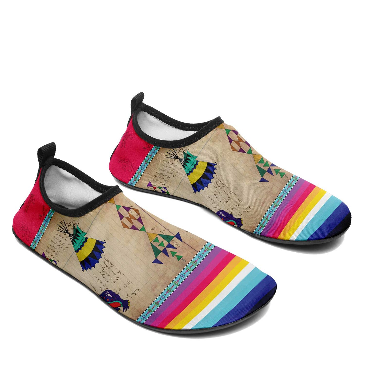 Bear Ledger Berry Kid's Sockamoccs