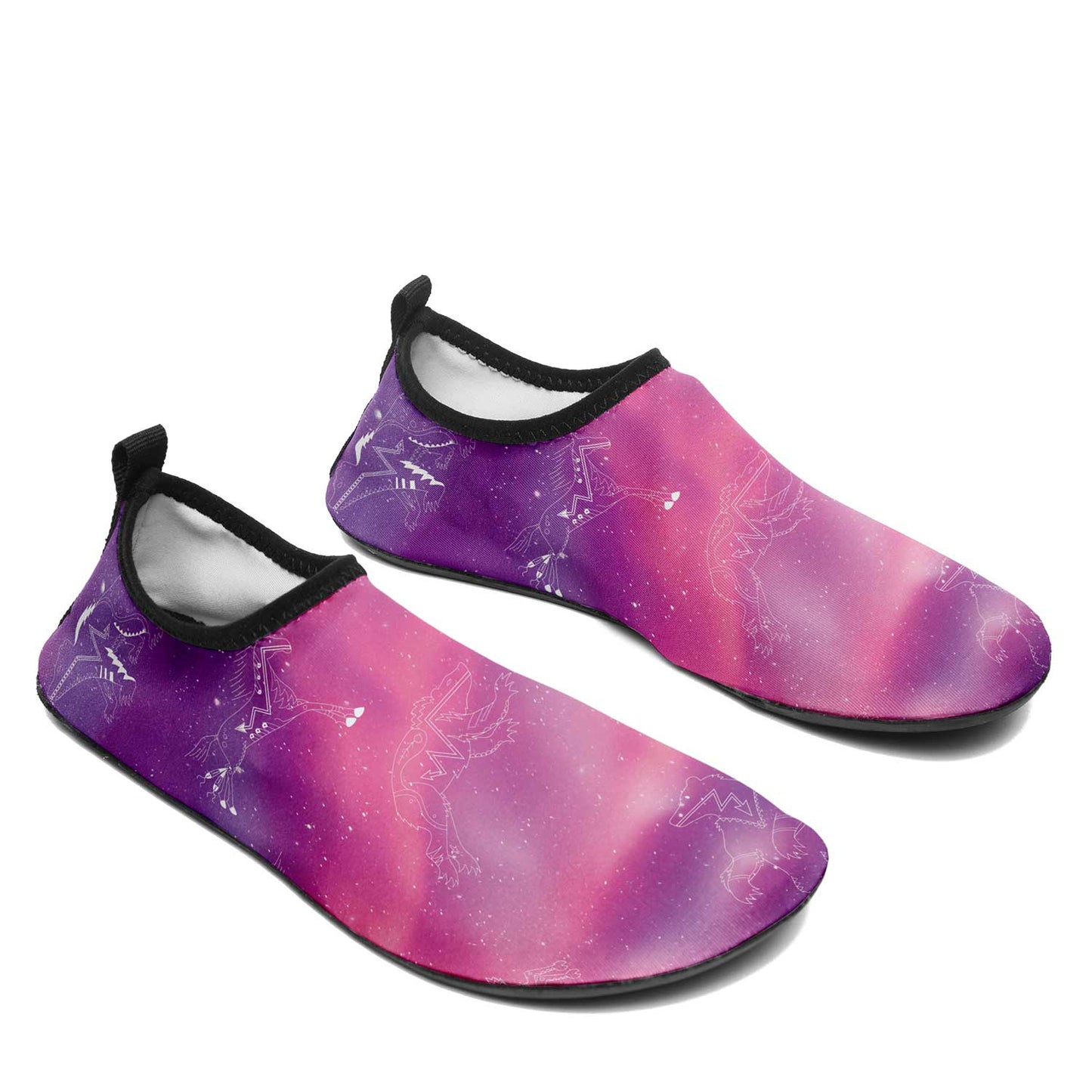 Animal Ancestors 7 Aurora Gases Pink and Purple Kid's Sockamoccs