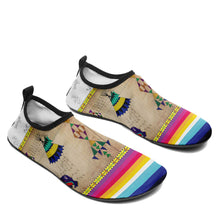 Load image into Gallery viewer, Bear Ledger White Clay Kid&#39;s Sockamoccs Slip On Shoes
