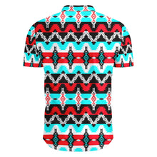 Load image into Gallery viewer, Two Spirit Dance Hawaiian-Style Button Up Shirt
