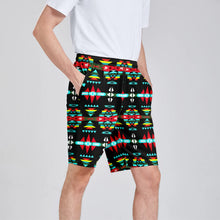 Load image into Gallery viewer, River Trail Sunset Athletic Shorts with Pockets
