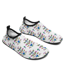 Load image into Gallery viewer, Dakota Damask White Kid&#39;s Sockamoccs Slip On Shoes
