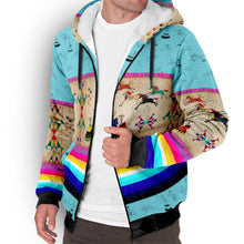 Load image into Gallery viewer, Horses Running Sky Sherpa Hoodie
