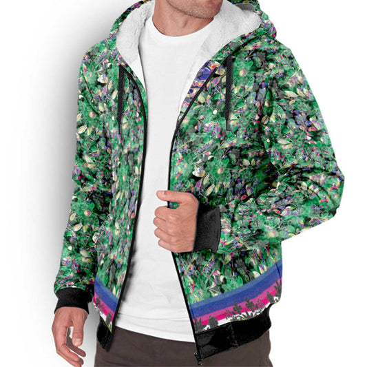 Culture in Nature Green Sherpa Hoodie