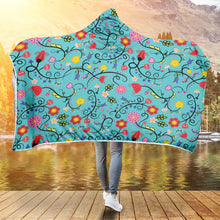 Load image into Gallery viewer, Nipin Blossom Sky Hooded Blanket
