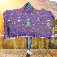 Load image into Gallery viewer, First Bloom Royal Hooded Blanket
