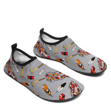 Load image into Gallery viewer, TRD - feather grey Kid&#39;s Sockamoccs Slip On Shoes
