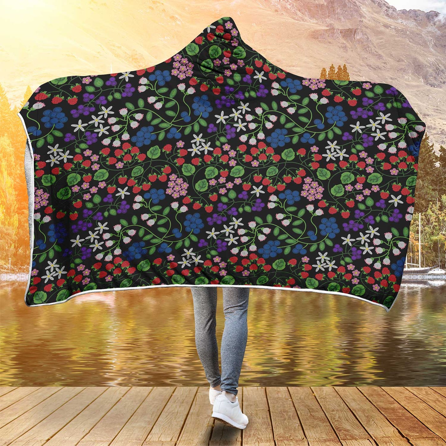 Takwakin Harvest Midnight Hooded Blanket