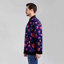 Load image into Gallery viewer, Kokum Ceremony Royal Zippered Collared Lightweight Jacket
