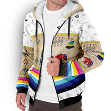 Load image into Gallery viewer, Bear Ledger White Clay Sherpa Hoodie
